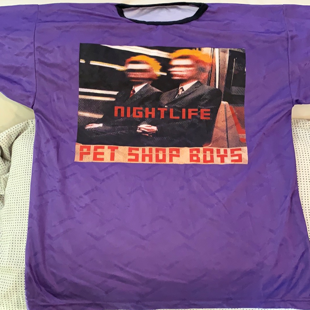Pet Shop Boys Concert Jersey Tee Xl Shirt - 2000